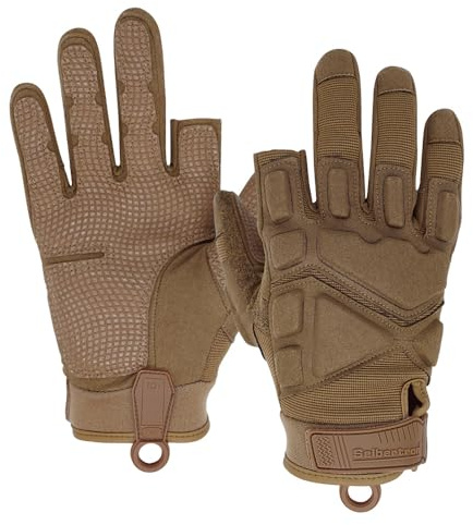 Seibertron S.O.L.A.G-Hi 2.0 handske med 4 fingrar, taktisk pekskärm, sport, vattentäta handskar, påverkan, airsoft handskar, jakt, vandring, ridning, cykling, motorcykel, klättring, prärievarg, L