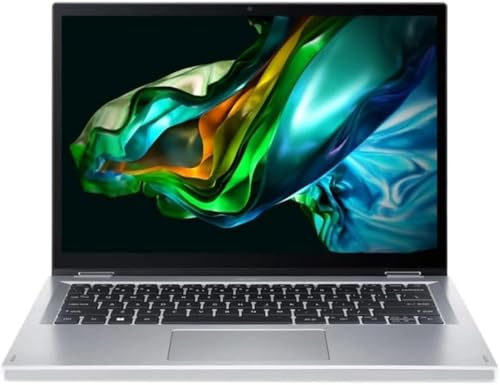 acer Aspire 3 Spin 14'' WUXGA(1920 x 1200) IPS Touch 2-in-1 Laptop, Intel Core i3-N305 Processor, 8GB DDR5 RAM, 256GB SSD Storage, Windows 11 Home in S Mode, Pure Silver, A3SP14-31PT-32M6