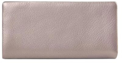 Lejdi Lange Geldklammern Handtaschen Damen-Geldbörsen Hochzeits-Geldbörsen Kartenetuis Geld-Organizer aus echtem Leder(Gold)