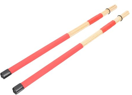 Toyvian Praktische Holzhandwerks Trommelstöckchen mit Glatter Oberfläche nicht Verformbar für Bühnen Schlaginstrumente und Professionelle Schlagzeuger