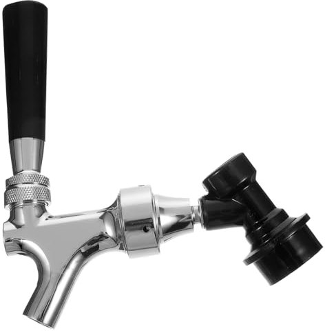 Alipis Robinet à Bière Acier Inoxydable pour Fût de Bière Artisanale R Robinet Simple