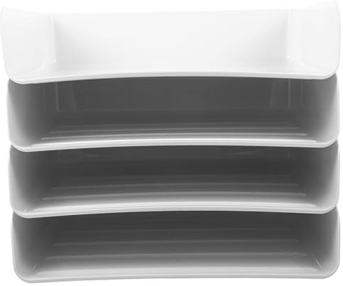 WEKADRIN Staplerbarer Dokumentenhalter Papiere Für Büro Und Home Office Organizer Für Briefe Und Stabiler Schreibtisch-organizer