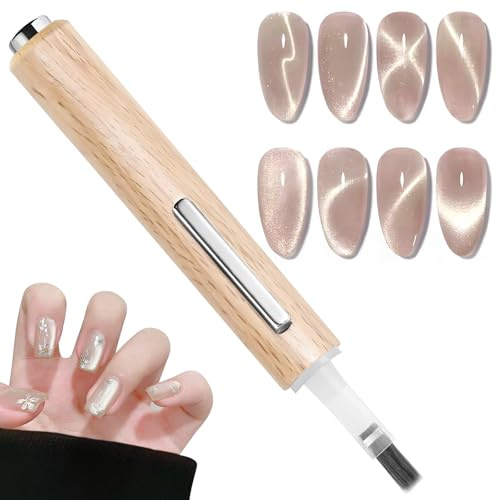 3 in 1 Cat Eye Gel Nagellack Magnet, Cat Eye Magnet für Nägel, Mehrzweckwerkzeug, Cat Eye Gel Nagellack Magnet geeignet für professionelle Nageltechniker & Anfänger