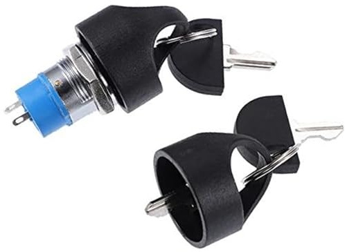 XEDLAMP Interruttore di accensione/spegnimento con 4 chiavi, for scooter elettrico Blocco interruttore accensione auto