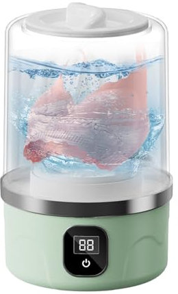 Lavadora Mini Portátil - Lavadora Pequeña Para Ropa Interior,Electrodoméstico Compacto Para Prendas Delicadas Calcetines Toallas Con Batería De Alta Capacidad 3000mAh