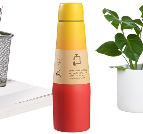 Gourde Isotherme, Gourde Isotherme En Métal Pour Activités Sportives, Grande Bouteille Étanche En Acier Inoxydable Pour Hommes Femmes Salle De Sport Maison Bureau École Camping Randonnée