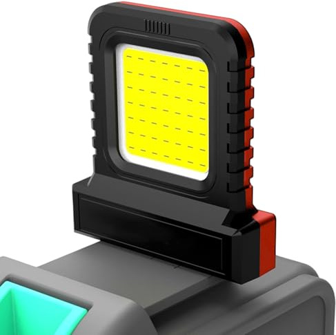 Akkubetriebene LED Arbeitsleuchte,21V Akku LED Flutlicht - Wasserdicht Für Jobsite Outdoor Klempner Mechaniker Garage Elektroinstallation Freizeit