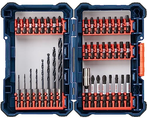Bosch sdms24 24Piece impacto resistente sistema de atornillado Custom Case Set, DDMS40 0 wattsW, 0 voltsV