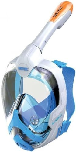 Seac Magica, Schnorchelmaske Vollgesichtsmaske Anti-Beschlag System mit einem weichen Maskenkörper, Dry Top Schnorchel mit Auslassventil