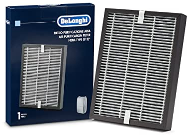 De’Longhi De'Longhi Set di filtri per purificatore d'aria tipo Hepa (E12) filtro con carbone attivo, compatibile con deumidificatore Tasciugo AriaDry DDSX220WF, DLSA011