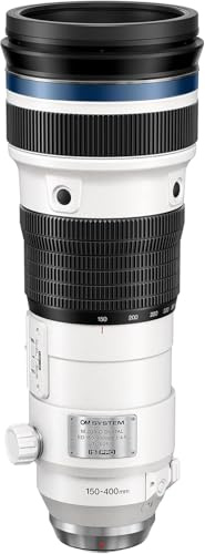 OM SYSTEM M.Zuiko Digital ED 150‑400mm F4.5 TC1.25X IS PRO Lens – Ultra-Long Telephoto Zoom, Powerful Image Stabilisation, Weather-Sealed, for Olympus and Panasonic MFT Cameras