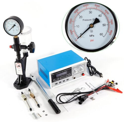 XUEMANSHOP CR-C Multifunzione Diesel Iniettore Tester, S60H Iniettore Diesel Common Rail Iniettore Unità Iniettore Carburante Strumento di Riparazione