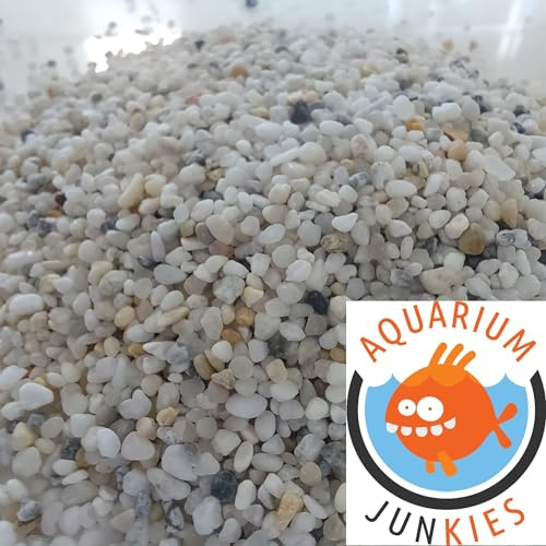 cemcon Aquarium-Junkies Aquarienkies, Bodengrund Natur, 25 kg Sack (1-2 mm)