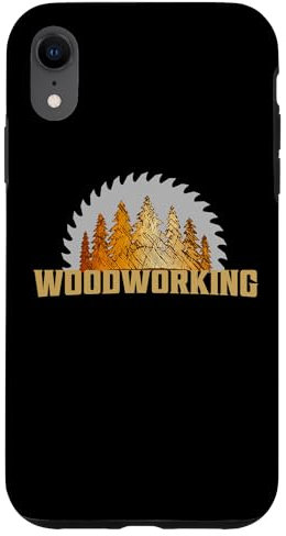 Lame de scie forestière pour le travail du bois Coque pour iPhone XR