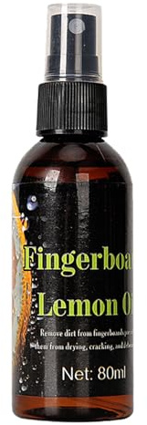 Griffbrett-Zitronenöl,Premium Guitar Care Kit,Gitarren-Griffbrett-Pflegeset,Gitarrenreinigungszubehör,Gitarrensaitenöl,Gitarre,Politur,80ML