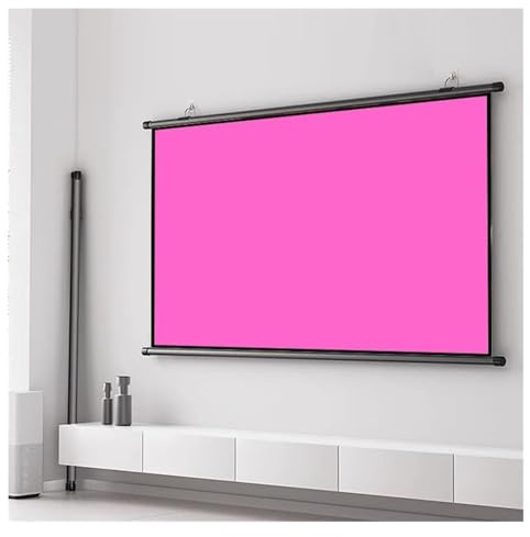 MMDXDLX Schermo per Proiettore Schermo di proiezione for Home Cinema, Schermo for Film HD 4K for Ufficio Interno/Esterno, Montaggio a Parete/soffitto(72 inch (4:3))