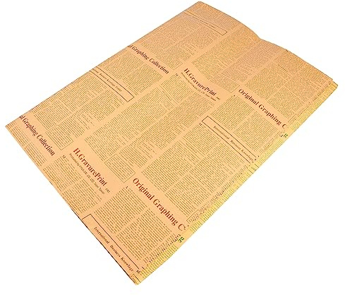 DEARMAMY 2 Series Papel De Embalaje Vintage De Periódico Inglés Para Flores Y Libros Kraft Colores Mezclados Para Decoración De Eventos Y Manualidades 20 Piezas*2