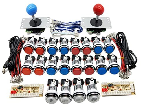 Kit de botones y joystick de arcade para 2 jugadores, USB S Style4