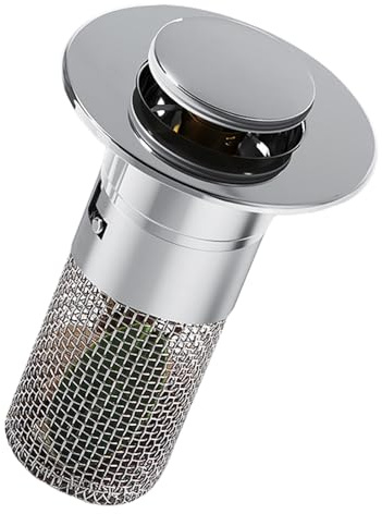 Ylnailky Sumidero para Desagüe De Lavabo | Reemplazo Anti Atascos para Desagüe Y Recolector De Cabello,Tapón Drenaje Cocina para Apartamentos Residencias Hoteles Restaurantes Negocios Alquiler
