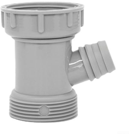 SiSinkal Raccords de vidange d'évier avec anneau en caoutchouc pré-installé pour connecteur de lavabo et adaptateur de déversement, raccord de tuyau en polypropylène pour plomberie domestique (B)