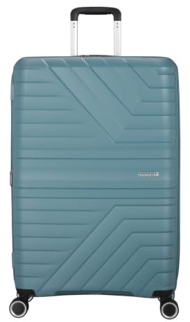 American Tourister Flytwist Spinner 78/29 TSA EXP Trolley Storm Blue blaugrau