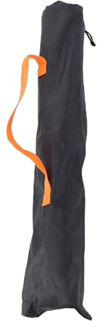 ZDAGELD 3-bens Hopfällbar Stol Bärbar Hopfällbar Triangelpall, Campingstol med Förvaringsväska för Lägervandringsstrand, Lätt Fiskesits (2st orange svart)