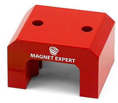 Red Alnico Hufeisenmagnet Für Hochtemperatur -, Technik - und Fertigungsanwendungen - 70mm x 41mm x 57mm - 37kg Zug