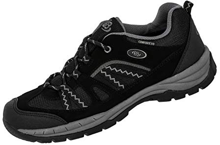 Bruetting Fresno, Chaussures de Randonnée Basses Homme, Noir (Schwarz/Grau Schwarz/Grau), 39 EU