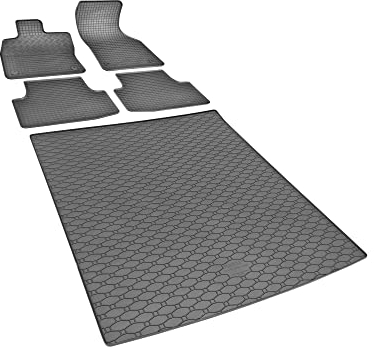 Passgenaue Kofferraumwanne und Gummifußmatten geeignet für VW Passat Variant b8 ab 2014 ab 2019-