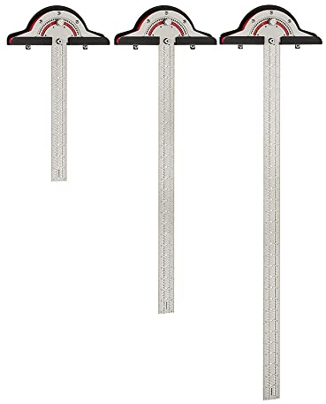 Holzbearbeitung Kantenlineal, 0-70 Degree Verstellbar Winkelmesser Winkelmesswerkzeug Lineal Zwei Armwinkel Finder