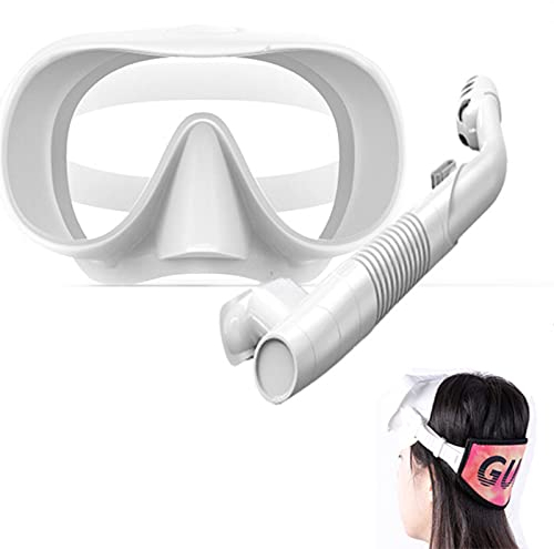 Schnorchelmasken-Set, Tauchen 180 ° Panorama Weitsicht, Tauchermaske, einfaches Atmen und professionelle Schnorchelausrüstung für Erwachsene, Schwimmen, Schnorcheln, Tauchen, Meer