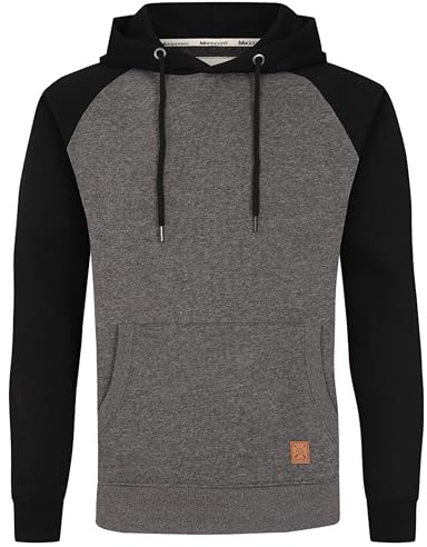 Mens OH Overhead Pullover Fleece Hoodie OH Hoody Hooded Sweatshirt Grey Black