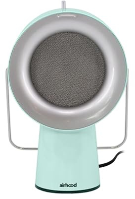 AirHood Wired Cooker Hood | Portable Kitchen Extractor Fan with 2 Activated Carbon Air Filters & Stainless Steel Oil Filter | Easy to Clean - Ideal for Indoor Use (Mint Green)