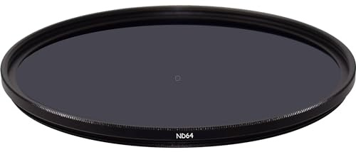 37mm Diameter Camera Neutral Density Filters ND64 Filter 6 Stop Optical Glass For Olympus E-M10 Mark III, E-M10 Mark IV With Olympus M. Zuiko Digital 45mm f/1.8 Lens