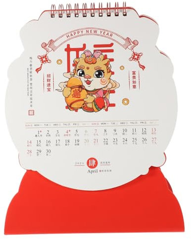 Lurrose Stehkalender Für Schreibtisch Büro Monatskalender Tischkalender Cartoon Lustig Praktisch Organisieren