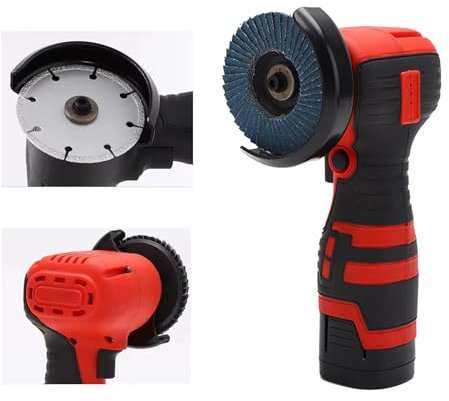 Multipurpose 16.8V Angles Grinder and Light Weight Fit for Metal & Woodworking Projects Storage Box Provided