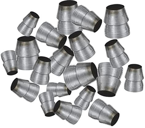 Mipcase 20pezzi Kit Di Cunei in Ferro Manico Conico Accessori Da Giardinaggio Per Rimozione e Rinforzo Strumento Di Sicurezza Portatile Per Martello e Forniture Domestiche