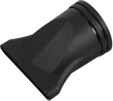 Baluue Accessorio Ugello Concentratore Per Asciugacapelli Nero in Plastica Resistente, Ugello Piatto Stretto Per Styling Professionale e Domestico, Diffusore Per Controllo Preciso Del Flusso D’aria