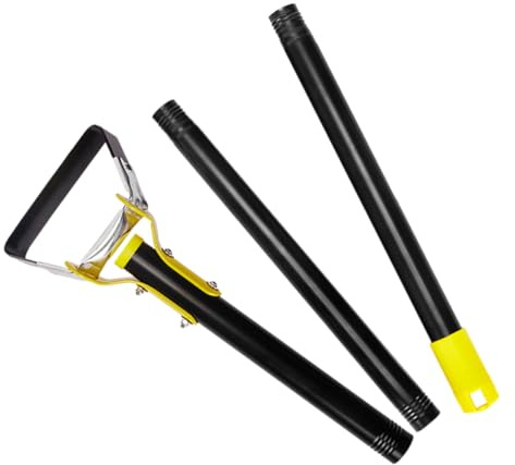 VICASKY Binette de Jardin Petite et Portable Acier Inoxydable et Manganèse Outil de Désherbage pour Sols et Plates-Bandes Pratique pour Jardinage et Bêcher