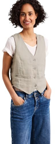 Street One 2200598 Chaleco de lino Mujer (Pack de 1)