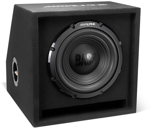 Alpine W-SB10V Wedg-E Serie Bass de 25.4 cm, caja de cuña ventilada precargada