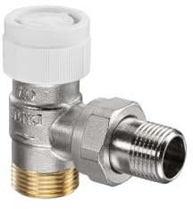 Oventrop Thermostatventil Baureihe AV 9 DN 15, Eck, Messing vernickelt