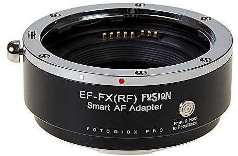 Fotodiox Pro Fusion Adapter, Smart AF Adapter - Compatible with Canon EOS (EF/EF-S) D/SLR Lenses to Fuji X-Series Mirrorless Cameras with Full Automated Functions