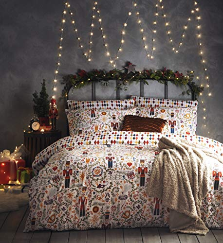 furn. Nussknacker Duvet Set, Baumwolle, Multi, Doppel