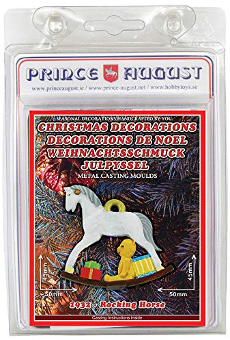 Prince August Hobby Gießform - Weihnachten Schaukelpferd PA1932