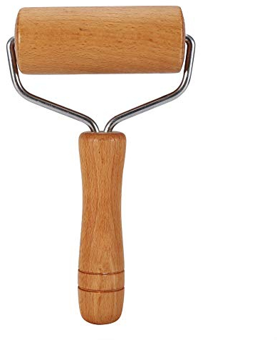 Lwuey Teigroller Aus Holz, Klein Teigrolle Buchenholz Nudelhölzer Mit Griff Ausrollen Von Teig Pizza Desserts Fondant Pie Cookie Kuchen Backen Werkzeug Bäcker Anfänger