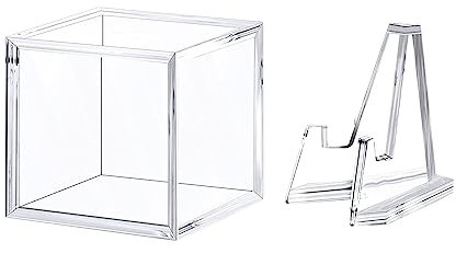 harayaa High-School-Ringe-Vitrine, kleine Acryl-Schmuckschatulle, Acryl-Ringe-Vitrine