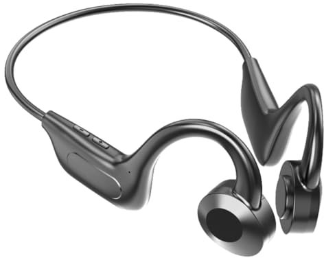 BESTonZON Casque à Conduction Osseuse - Écouteurs sans Fil pour La Télévision, Micro Casque Numérique, Abdos Boules Quies Pas d'Oreille