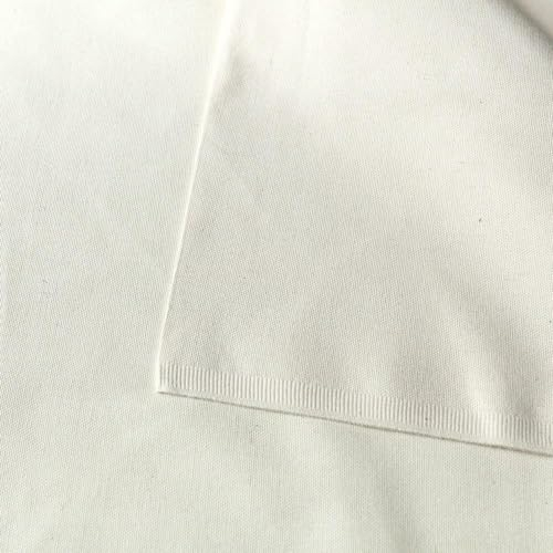 TOLKO natur Canvas Roh-Baumwolle 220 cm breit nicht gefärbt oder gewaschen Dekostoff Gardinenstoff Segeltuch Stoff Sonnenschutz | Stoffe zum Nähen Dekorieren Canvasstoff Baumwollstoff Meterware