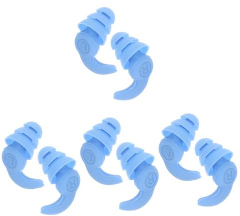 SUPVOX 4pairs Noise Cancelling Earplugs for Concerts Music Festival Ear Protection Silicone Sleeping Earplugs for Adults